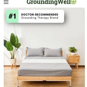 Grounding well bed sheet